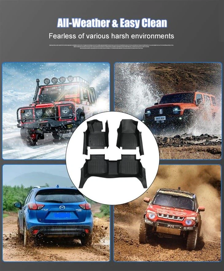 Wholesale Price All TPE Car Carpets Full Coverage Protection Waterproof Dustproof 5D Car Mats Use For TRITON Wholesale Price All TPE Car Carpets Full Coverage Protection Waterproof Dustproof 5D Car Mats Use For TRITON
